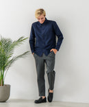 【BLUE STANDARD/ブルースタンダード】ストレッチニット ツイルイージーパンツ ウールタッチ