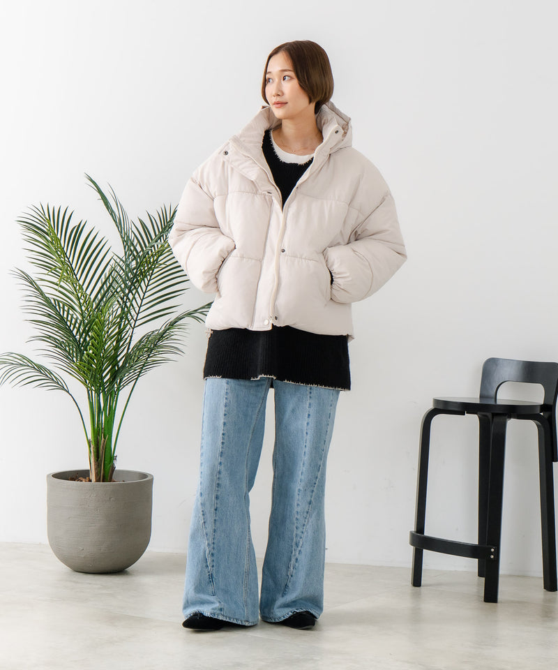 【C-FORT POINT/フォートポイント】スタンドフード中綿ジャケット