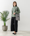 【FORT POINT/フォートポイント】ハイネック ボリューム袖 ロンＴ