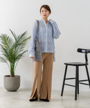 【C-FORT POINT/フォートポイント】マジョリカプリーツブラウス ❘ジーンズメイト公式オンラインショップ