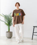 【C-FORT POINT/フォートポイント】カラフルロゴプリント ワイドシルエットTシャツ 韓国ファッション 部屋着 ワンマイル 春夏 ゆったり 綿100% ❘ジーンズメイト公式オンラインショップ