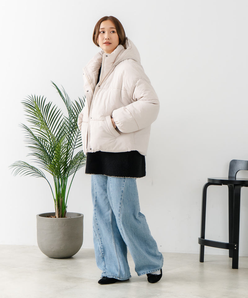 【C-FORT POINT/フォートポイント】スタンドフード中綿ジャケット