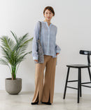 【C-FORT POINT/フォートポイント】マジョリカプリーツブラウス ❘ジーンズメイト公式オンラインショップ