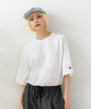 【SAVIER/サビアー】×【ZERO STAIN/ゼロステイン】コラボ ラグランスリーブ ポケット付 Tシャツ