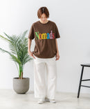 【C-FORT POINT/フォートポイント】カラフルロゴプリント ワイドシルエットTシャツ 韓国ファッション 部屋着 ワンマイル 春夏 ゆったり 綿100% ❘ジーンズメイト公式オンラインショップ