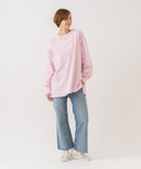 【HANES/ヘインズ】【ヘビーウェイト（肉厚）のコットン100％生地を使用】1P BEEFY-T for HER ボリュームスリーブTシャツ 長袖 無地 シンプル タフ サイドスリット 華奢見え タグレス仕様 ❘ジーンズメイト公式オンラインショップ