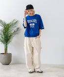 【DISCUS/ディスカス】カレッジロゴプリント ヘビーウェイトTシャツ ルーズシルエット