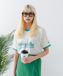 【CONVERSE/コンバース】ネップスラブ アーカイブロゴ リンガーTシャツ zo