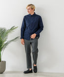 【BLUE STANDARD/ブルースタンダード】ストレッチニット ツイルイージーパンツ ウールタッチ