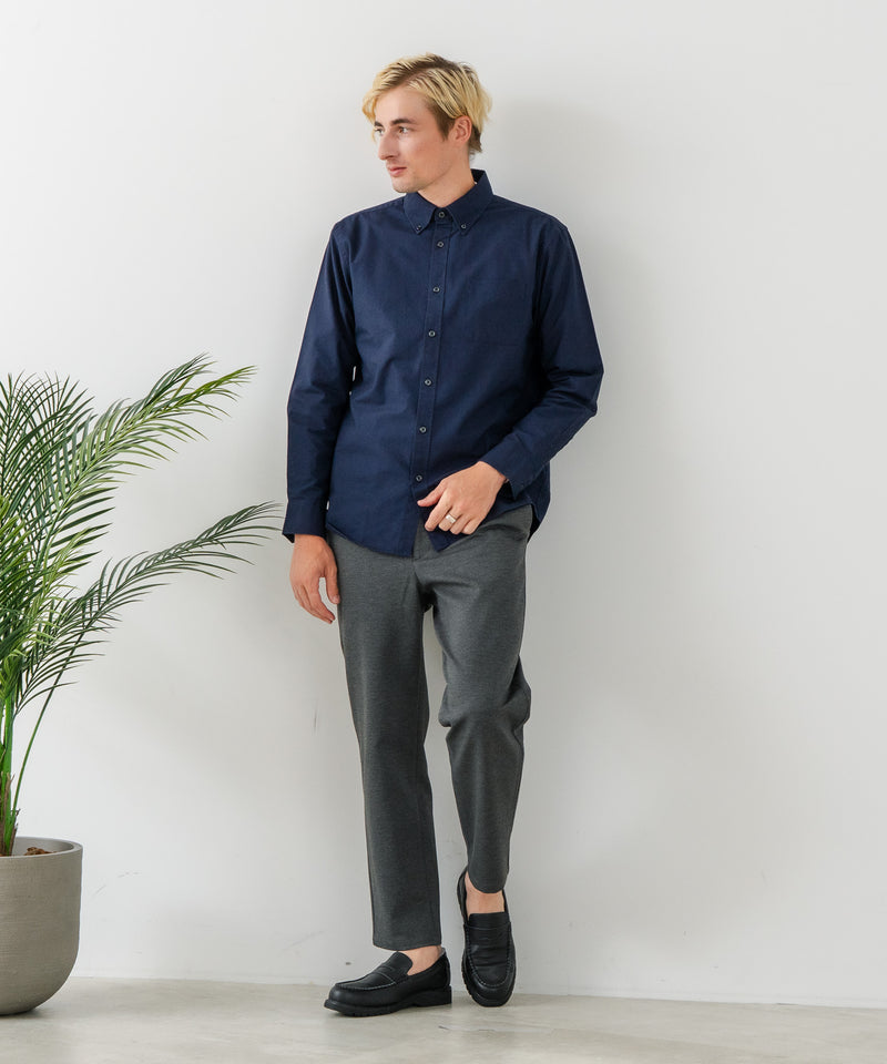 【BLUE STANDARD/ブルースタンダード】ストレッチニット ツイルイージーパンツ ウールタッチ