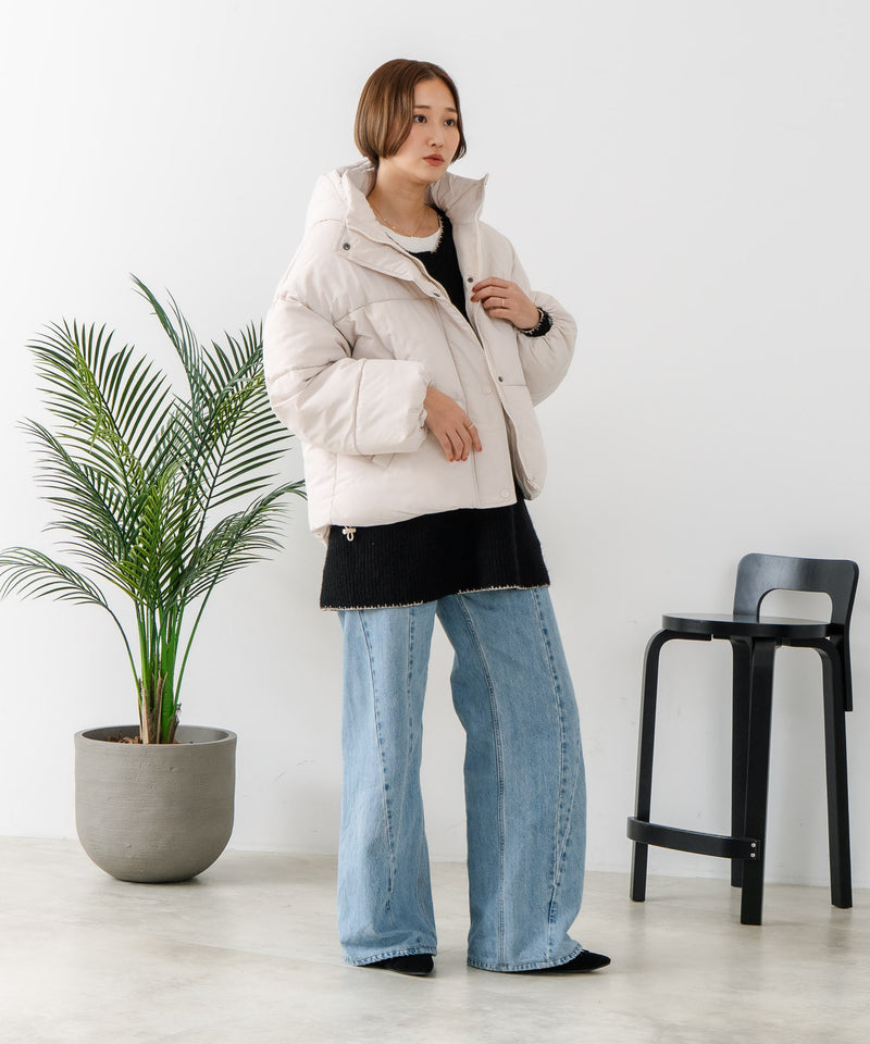 【C-FORT POINT/フォートポイント】スタンドフード中綿ジャケット