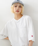 【SAVIER/サビアー】×【ZERO STAIN/ゼロステイン】コラボ ラグランスリーブ ポケット付 Tシャツ