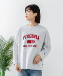 【DISCUS/ディスカス】【カレッジ調のブランドロゴプリントがアクセント】8分袖 ワイドシルエットTシャツ 綿100% カットソー ブランドロゴ カジュアル レイヤード アメカジ ストリート ❘ジーンズメイト公式オンラインショップ