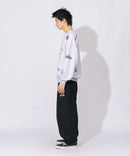 裏起毛 刺繍＆プリント 総柄 クルーネックスウェット THRASHER スラッシャー