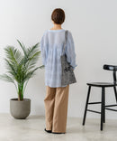 【C-FORT POINT/フォートポイント】マジョリカプリーツブラウス ❘ジーンズメイト公式オンラインショップ