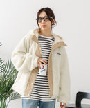 【CONVERSE/コンバース】ボア 切り替え フードジャケット