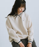 【U.S. POLO ASSN./ユーエスポロアッスン】Vネック リブライン 裏起毛 スウェットトレーナー