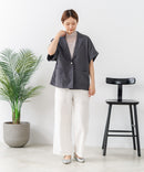 【C-FORTPOINT/フォートポイント】【1枚で華やか レースインナー】ハイネックレース切替タンクトップ インナー チラ見せ 重ね着 立ち襟 華やか 上品 きれいめ