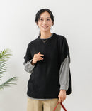 【C-FORT POINT/フォートポイント】ニットベスト＋ブラウスアンサンブル2