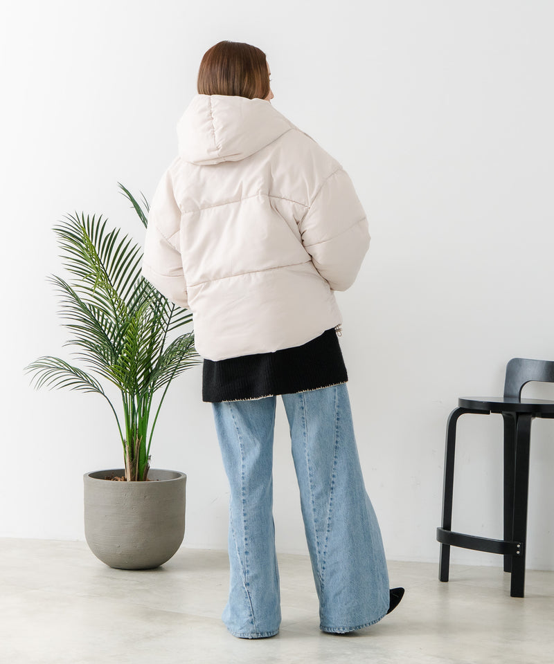 【C-FORT POINT/フォートポイント】スタンドフード中綿ジャケット