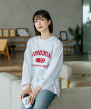 【DISCUS/ディスカス】【カレッジ調のブランドロゴプリントがアクセント】8分袖 ワイドシルエットTシャツ 綿100% カットソー ブランドロゴ カジュアル レイヤード アメカジ ストリート ❘ジーンズメイト公式オンラインショップ