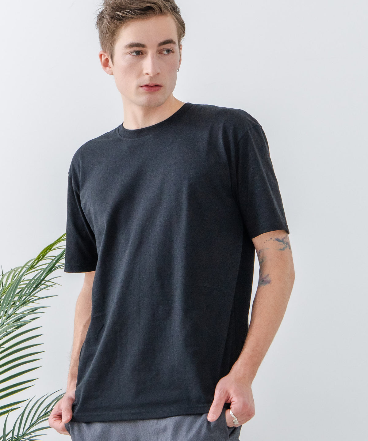 ZEROSTAIN クルーネック Tシャツ 防汚 UVカット 汗染みの目立ち