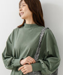 【FORT POINT/フォートポイント】ハイネック ボリューム袖 ロンＴ