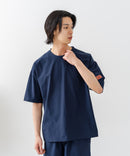 【PRIMAL POINT】【ひんやりとした生地 ストレッチ性も◎】高機能 半袖セットアップ ルームウェア ワンマイルウェア リラックス ユニセックス