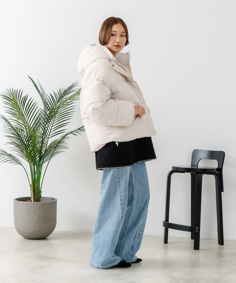 【C-FORT POINT/フォートポイント】スタンドフード中綿ジャケット