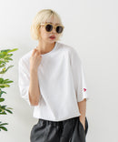 【SAVIER/サビアー】×【ZERO STAIN/ゼロステイン】コラボ Vガセット クルーネック Tシャツ