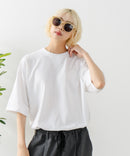 【SAVIER/サビアー】×【ZERO STAIN/ゼロステイン】コラボ Vガセット クルーネック Tシャツ