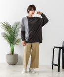 【C-FORT POINT/フォートポイント】コーデュロイ ワッフル 切り替え チュニック