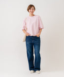 【HANES/ヘインズ】【ヘビーウェイト（肉厚）のコットン100％生地】1P BEEFY-T for HER クルーネックTシャツ 半袖 無地 シンプル タフ すっきり見え ボクシーシルエット タグレス仕様 ❘ジーンズメイト公式オンラインショップ