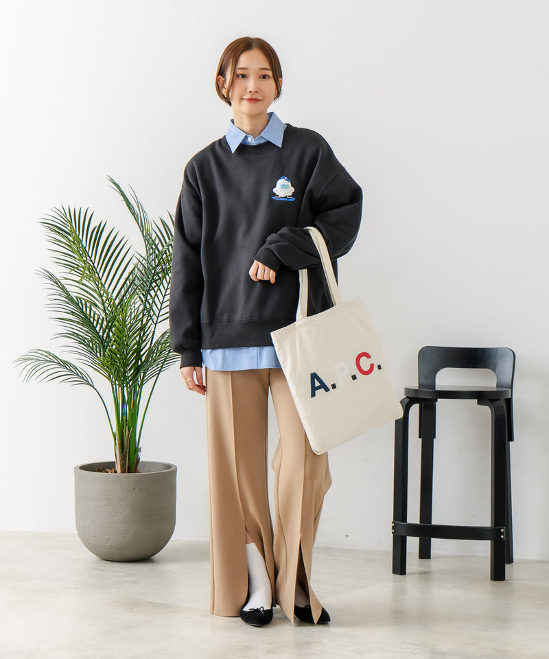 【C-FORT POINT/フォートポイント】オバケスケボー 刺繍トレーナー