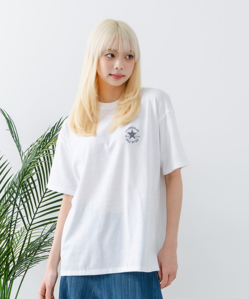 【CONVERSE/コンバース】シューズサガラ刺繍Tシャツ zo