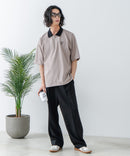 【KANGOL/カンゴール】襟配色 ハーフジップ ポロ