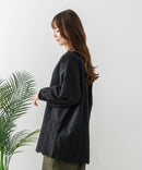 【FORT POINT/フォートポイント】スカラップ 刺繍 ブラウス