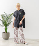 フレンチスリーブ ワンポイント刺繍Tシャツ【TeddyBear/テディベア】