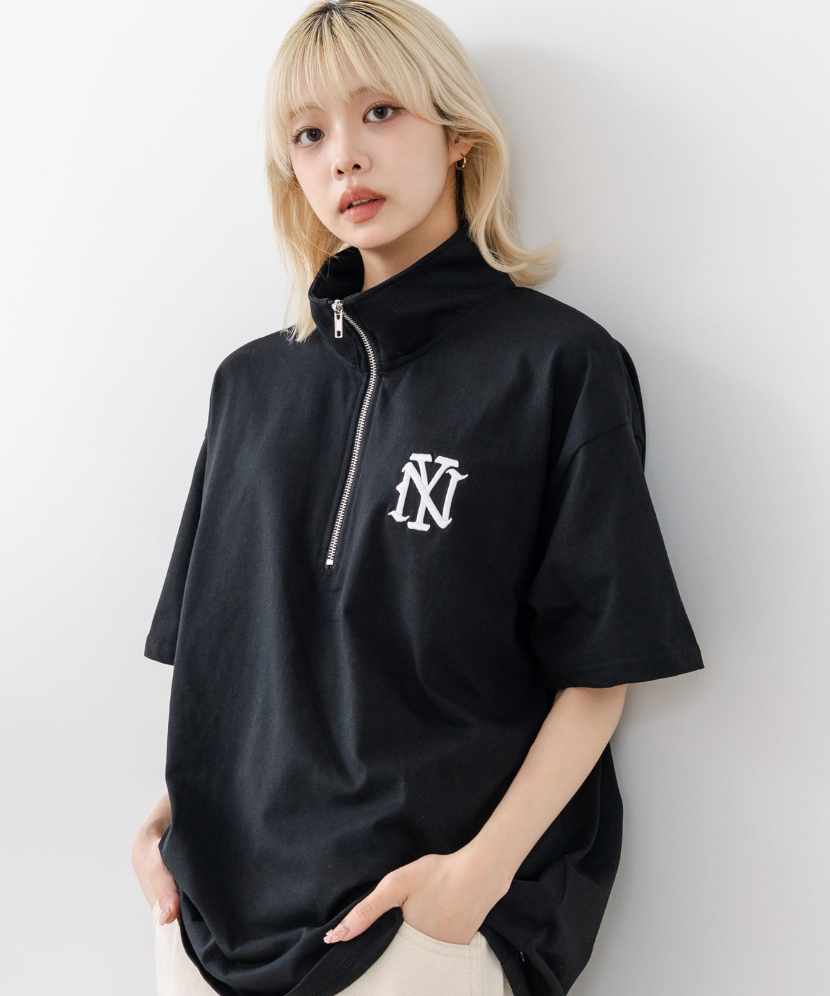 SAVIER/サビアー】×【ZERO STAIN/ゼロステイン】【NYロゴ立体刺繍