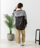 【C-FORT POINT/フォートポイント】コーデュロイ ワッフル 切り替え チュニック