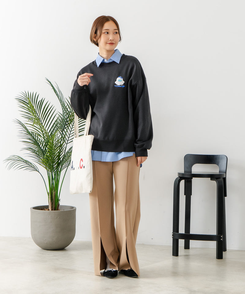 【C-FORT POINT/フォートポイント】オバケスケボー 刺繍トレーナー