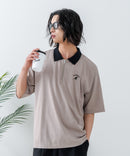 【KANGOL/カンゴール】襟配色 ハーフジップ ポロ