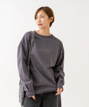 【HANES/ヘインズ】【ヘビーウェイト（肉厚）のコットン100％生地を使用】1P BEEFY-T for HER ボリュームスリーブTシャツ 長袖 無地 シンプル タフ サイドスリット 華奢見え タグレス仕様 ❘ジーンズメイト公式オンラインショップ