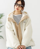 【CONVERSE/コンバース】ボア 切り替え フードジャケット