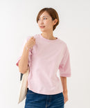 【HANES/ヘインズ】【ヘビーウェイト（肉厚）のコットン100％生地】1P BEEFY-T for HER クルーネックTシャツ 半袖 無地 シンプル タフ すっきり見え ボクシーシルエット タグレス仕様 ❘ジーンズメイト公式オンラインショップ