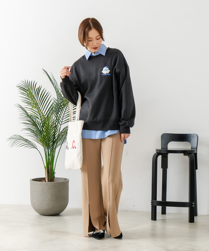 【C-FORT POINT/フォートポイント】オバケスケボー 刺繍トレーナー