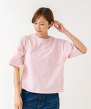 【HANES/ヘインズ】【ヘビーウェイト（肉厚）のコットン100％生地】1P BEEFY-T for HER クルーネックTシャツ 半袖 無地 シンプル タフ すっきり見え ボクシーシルエット タグレス仕様 ❘ジーンズメイト公式オンラインショップ