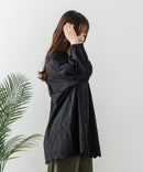 【FORT POINT/フォートポイント】スカラップ 刺繍 ブラウス