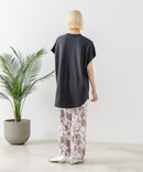 フレンチスリーブ ワンポイント刺繍Tシャツ【TeddyBear/テディベア】