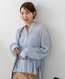 【C-FORT POINT/フォートポイント】マジョリカプリーツブラウス ❘ジーンズメイト公式オンラインショップ